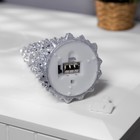 Светодиодная фигура «Ёлка серебристая» 6 × 17 × 6 см, пластик, батарейки LR44, свечение тёплое белое - Фото 3