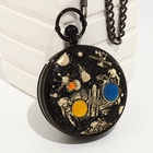 Часы карманные, музыкальные «Космос», кварцевые, циферблат d=4.9 см, цепочка 30 см - Фото 5