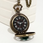 Часы карманные «Компас», кварцевые, циферблат d=3.5 см, цепочка 80 см - Фото 6