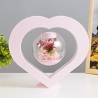 Настольная лампа "Сердце левитация" LED USB розовый 24х22 см - фото 4199683