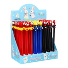 Ручка-прикол Calligrata «Курица», чёрный стержень, гелевая, МИКС - фото 120966685