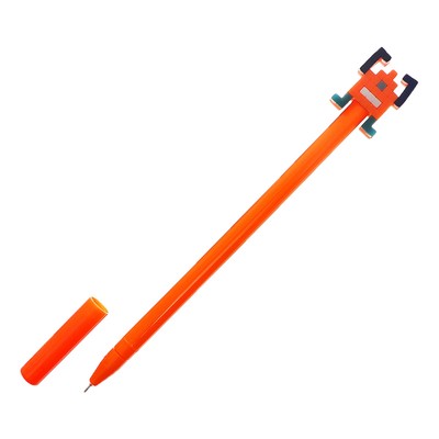 Ручка-прикол Calligrata «Пиксели», чёрный стержень, гелевая, МИКС