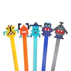 Ручка-прикол Calligrata «Пиксели», чёрный стержень, гелевая, МИКС - фото 120966688