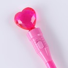 Ручка световая «Сердце», синие чернила, МИКС - Фото 3