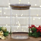 Банка для хранения новогодняя «Best wishes. Время чудес», стекло, 950 мл - Фото 3