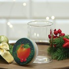 Банка для хранения новогодняя «Аромат праздника», стекло, 100 мл - Фото 2