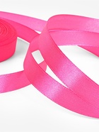 Лента атласная, 12 мм, 23±1 м, ярко-розовая №190 - Фото 4