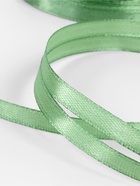 Лента атласная, 6 мм, 23±1 м, фисташковая №65 - Фото 4