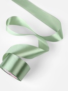 Лента атласная, 50 мм, 23±1 м, фисташковая №65 - Фото 3