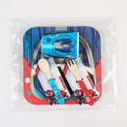 Набор детской бамбуковой посуды, 4 предмета: тарелка, вилка, ложка,стакан, Трансформеры 10063351