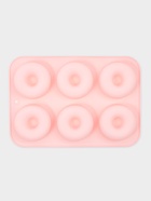 Форма для выпечки Доляна «Пончик», силикон, 26×18×2.5 см, 6 ячеек (d=7 см), розовая - Фото 2