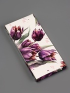 Подарочная коробка под плитку шоколада, с окном «Акварель тюльпаны», 17×8×1.4 см - Фото 2