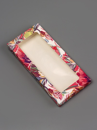 Подарочная коробка под плитку шоколада, с окном «Цветочное настроение», 17×8×1.4 см