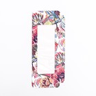 Подарочная коробка под плитку шоколада, с окном «Цветочное настроение», 17×8×1.4 см - Фото 5