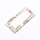 Подарочная коробка под плитку шоколада, с окном «Любимые цветы», 17×8×1.4 см - Фото 3