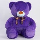 Мягкая игрушка "Мишка", цвет фиолетовый - фото 320922313