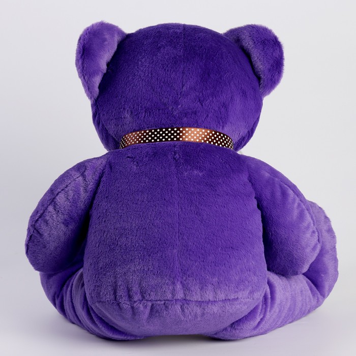 Мягкая игрушка "Мишка", цвет фиолетовый