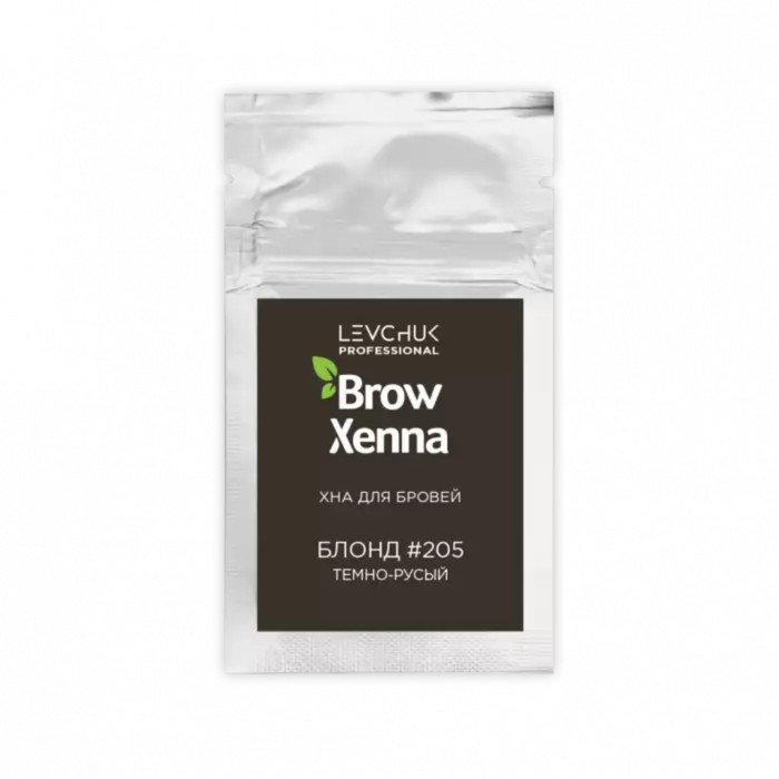 Хна Brow Henna «Блонд», №205 тёмно-русый, саше, 6 гр