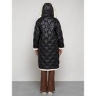 Пальто утепленное зимнее женское, размер 54, цвет чёрный - Фото 8