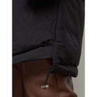 Пальто утепленное зимнее женское, размер 44, цвет чёрный - Фото 14