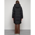 Пальто утепленное зимнее женское, размер 44, цвет чёрный - Фото 4