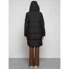 Пальто утепленное зимнее женское, размер 44, цвет чёрный - Фото 8