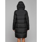 Пальто утепленное зимнее женское, размер 44, цвет чёрный - Фото 4