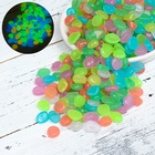 Декоративные камни для аквариума, 8-11 мм, 1 кг, светящиеся, МИКС - Фото 2