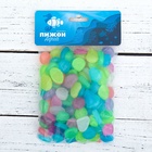 Декоративные камни для аквариума, 20 мм, 200 г, светящиеся, МИКС - Фото 4