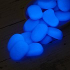 Декоративные камни для аквариума, светящиеся, 45 мм, 500 г, фиолетовые - фото 8524285