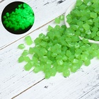 Декоративная крошка для аквариума, светящиеся, 9 - 13 мм, 200 г, зелёная - Фото 2