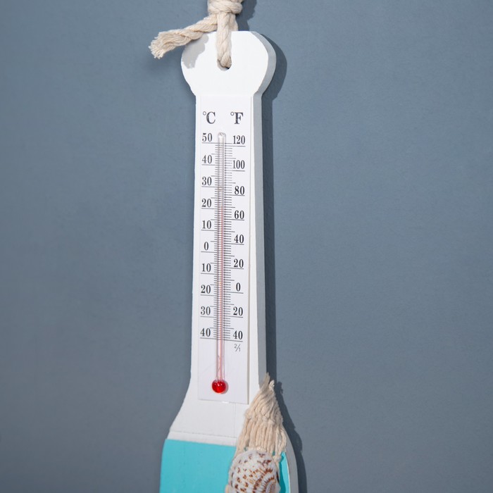 Сувенир интерьерный "Весло" с термометром 30*7см