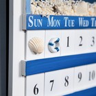 Настенный календарь вечный «Морской стиль», дерево, 56×28 см - Фото 4