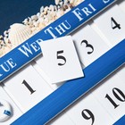 Настенный календарь вечный «Морской стиль», дерево, 56×28 см - Фото 8