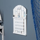 Настенный календарь вечный «Морской стиль», дерево, 43×30 см - Фото 2