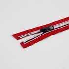 Молния «Спираль», №5, разъёмная, замок автомат, 60 см, красная, белая, чёрная - Фото 2