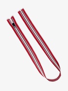 Молния «Спираль», №5, разъёмная, замок автомат, 80 см, красная, белая, чёрная - Фото 2