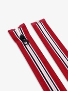 Молния «Спираль», №5, разъёмная, замок автомат, 80 см, красная, белая, чёрная - Фото 3