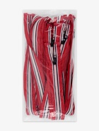 Молния «Спираль», №5, разъёмная, замок автомат, 80 см, красная, белая, чёрная - Фото 4