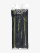 Молния «Спираль», №5, неразъёмная, светоотражающая, замок автомат, 18 см, чёрная, зелёная - Фото 4