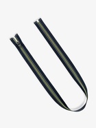 Молния «Спираль», №5, разъёмная, светоотражающая, замок автомат, 80 см, чёрная, зелёная - Фото 1