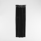 Молния «Спираль», №3, неразъёмная, ажурная, замок автомат, 50 см, цвет чёрный - Фото 3