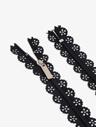 Молния «Спираль», №3, неразъёмная, ажурная, замок автомат, 50 см, чёрная - Фото 3