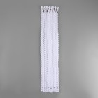 Молния «Спираль», №3, неразъёмная, ажурная, замок автомат, 50 см, белая - Фото 3