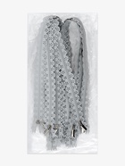 Молния «Спираль», №3, неразъёмная, ажурная, замок автомат, 50 см, серая - Фото 4