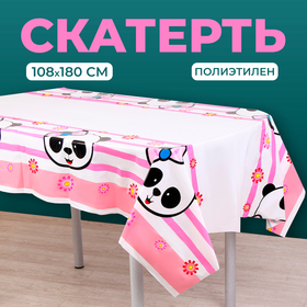 Скатерть "Панда" 108х180 см