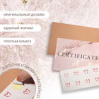 Набор подарочных сертификатов «POTAL», 10 шт, с крафтовыми пакетами и наклейками, цвет розовый - Фото 2