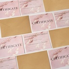 Набор подарочных сертификатов «POTAL», 10 шт, с крафтовыми пакетами и наклейками, цвет розовый - Фото 6