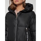 Пальто утепленное зимнее женское, размер 48, цвет чёрный - Фото 12