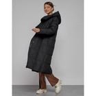 Пальто утепленное зимнее женское, размер 52, цвет чёрный - Фото 12